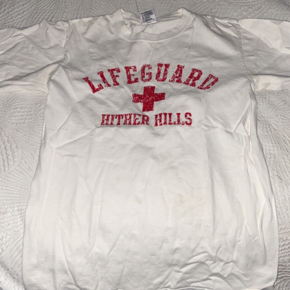 white lifeguard short sleeve